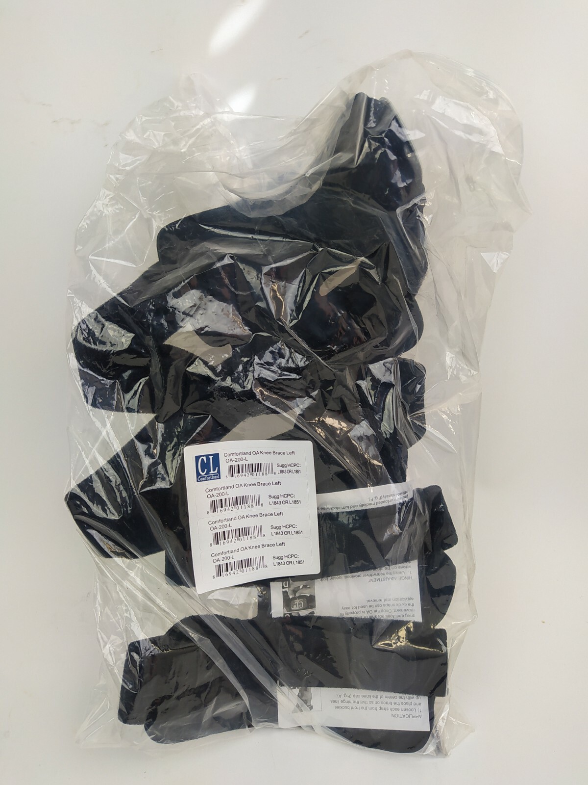 Comfortland OA-200-L and R Knee Brace Ck-007 Sleeves And Tool Kit BRAND NEW