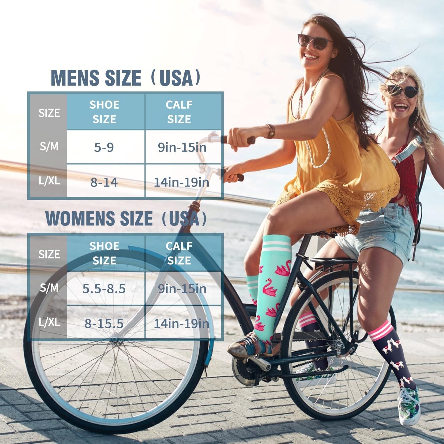 Bluemaple 6 Pack Copper Compression Socks for Women and Men Circulation-Best