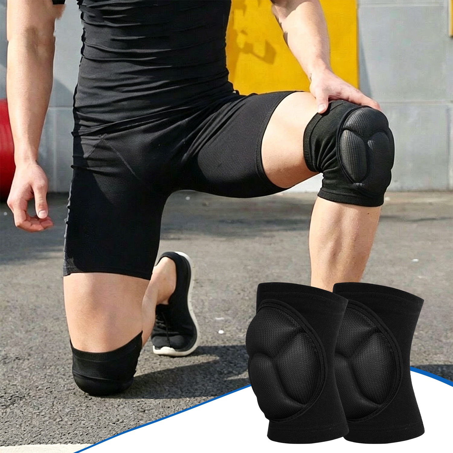 Durable Knee Pads 1Pair – Leg Protector for Sports Construction & Flooring | USA