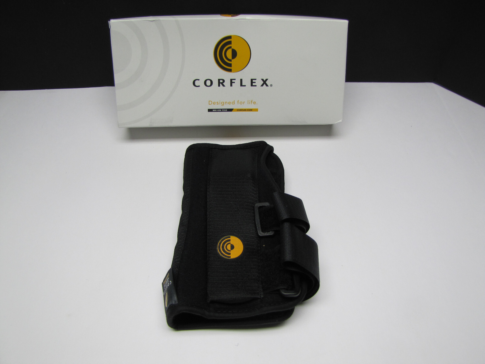 Corflex 8″ Ultra Fit Wrist Splint Brace Support Thumb Hole Right Universal S-M-L
