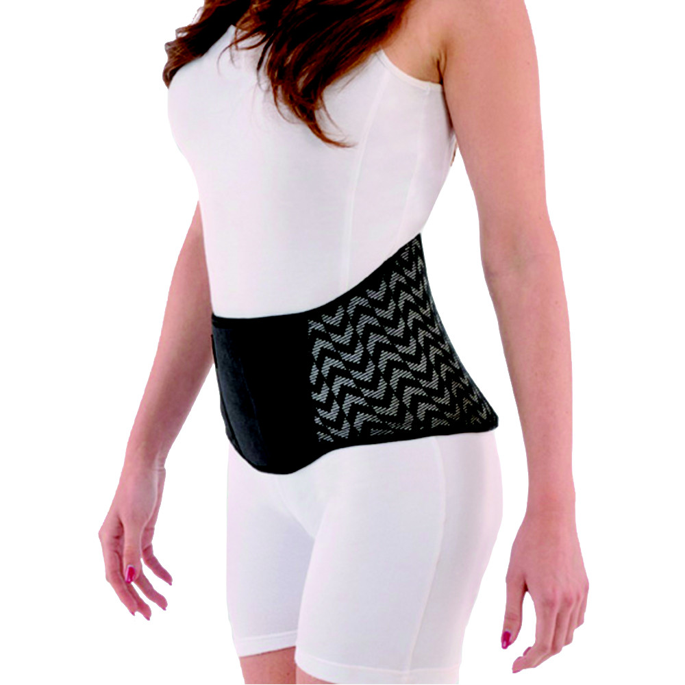 FGP Lumbar Band Corset Brace Fashion Glam Black/Black H 25cm Women Black