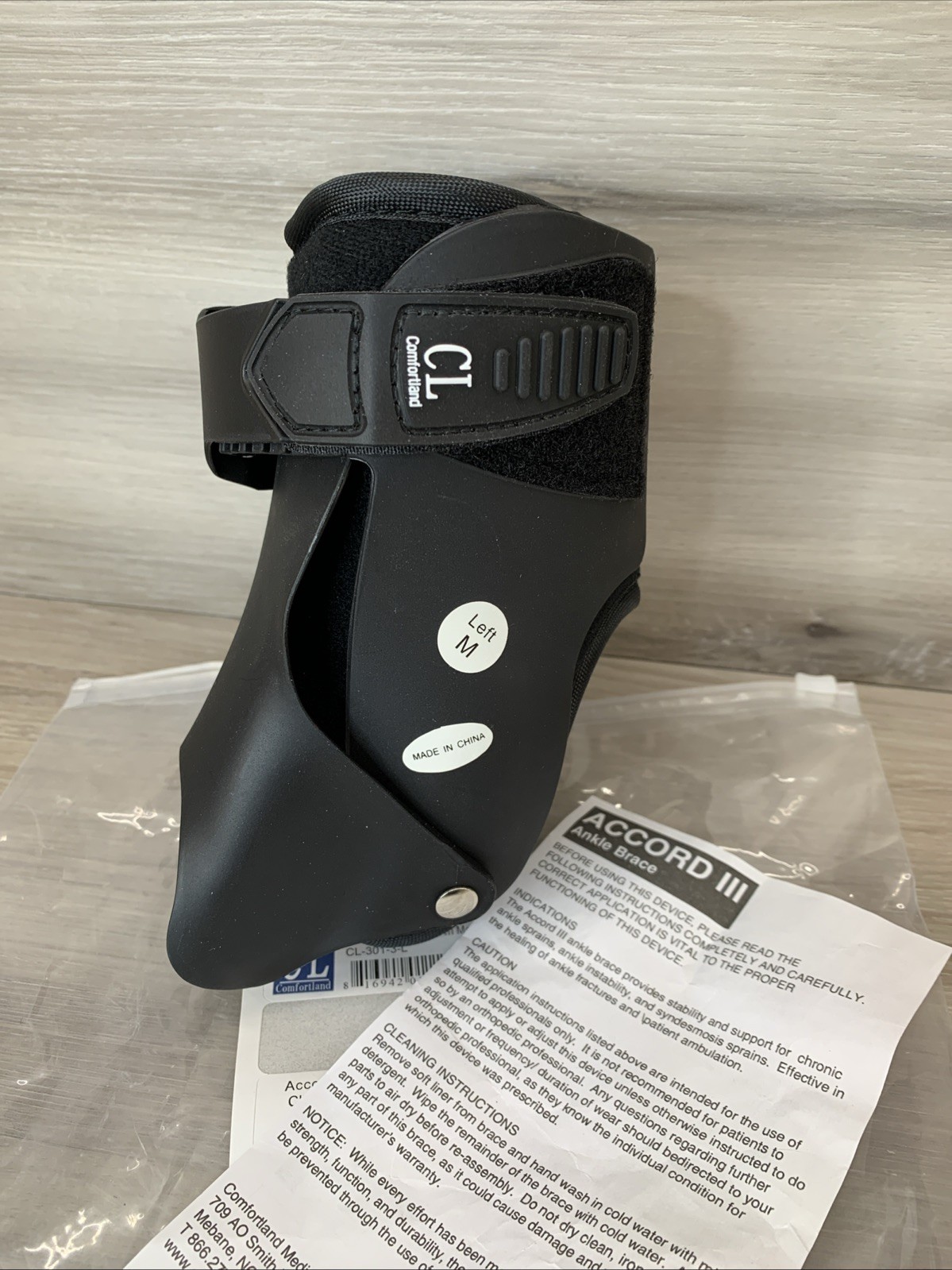 Comfortland ACCORD III Ankle Brace Medium Left CL-301-3-L NEW