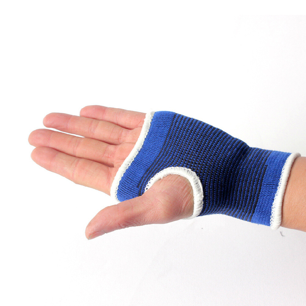 1Pair Palm Wrist Hand Support Glove Elastic Sports Bandage Gym Wrap Chin-up
