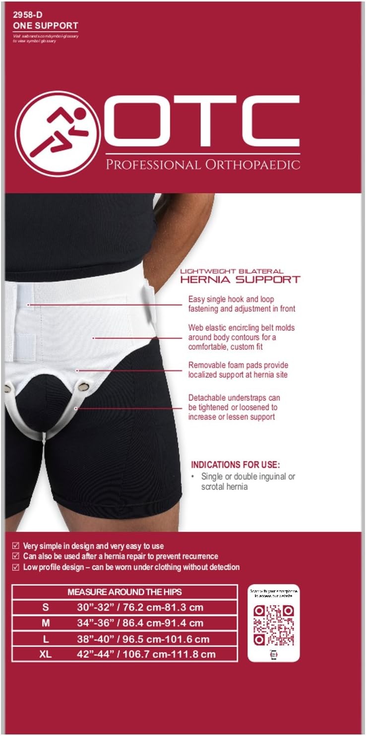 OTC Bilateral Hernia Support, X-large