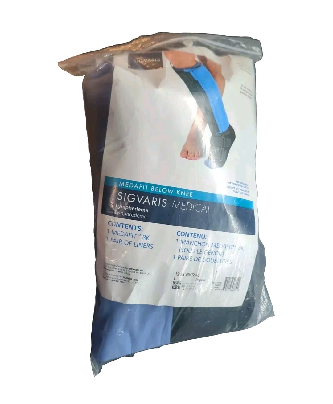 Sigvaris Medafit Below Knee Compression Right Large Regular 1203-BKR-R