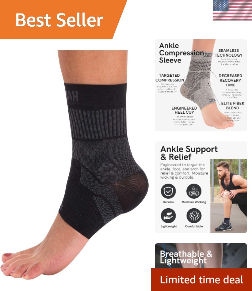 Moisture-Wicking Ankle Sleeve – Targeted Compression for Sprains & Tendonitis