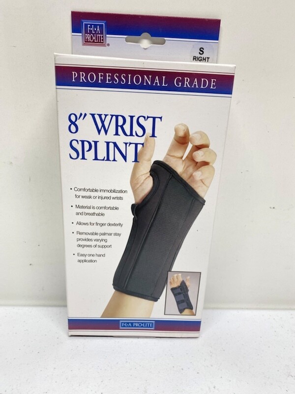 FLA Orthopedics 8″ Wrist Splint: Small Right
