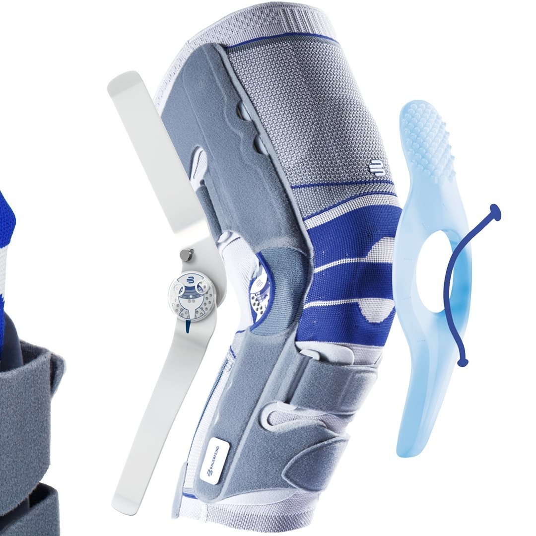 Bauerfeind Softec Genu Size 6 Right Knee Joint Brace Patella Support Sleeve