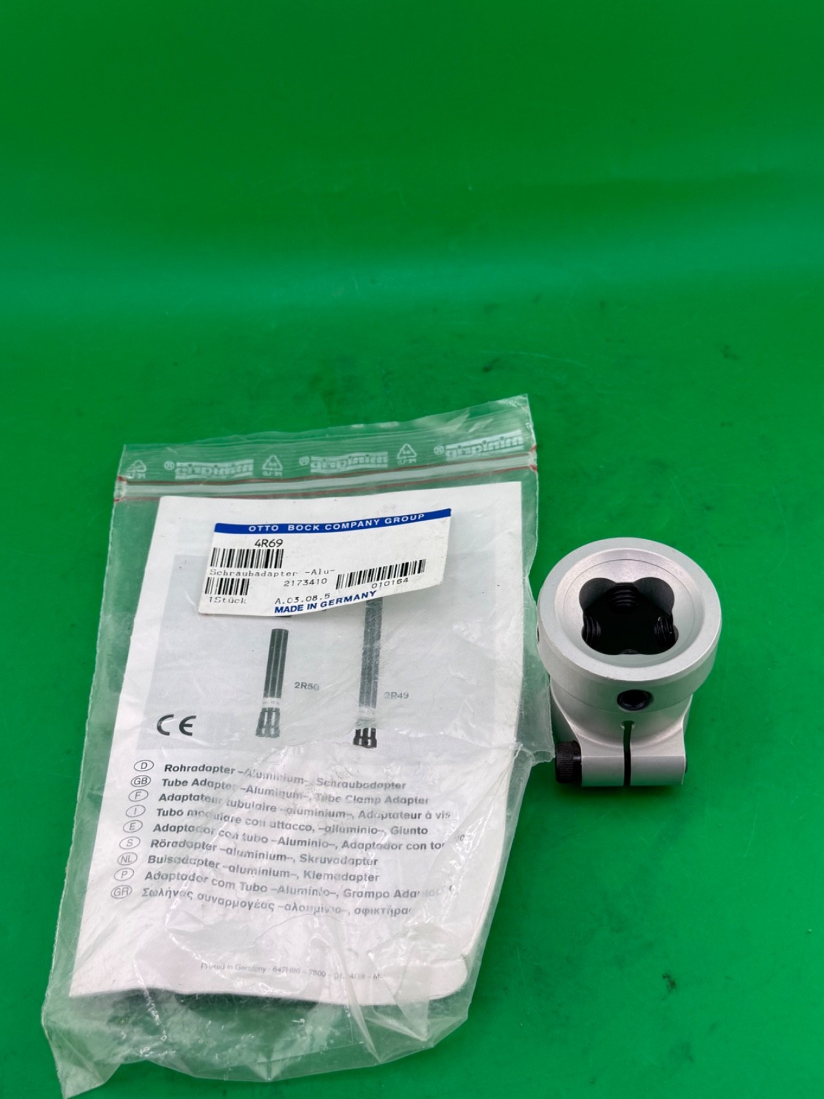 Ottobock Otto bock 4r69 prosthetic tube clamp. New.