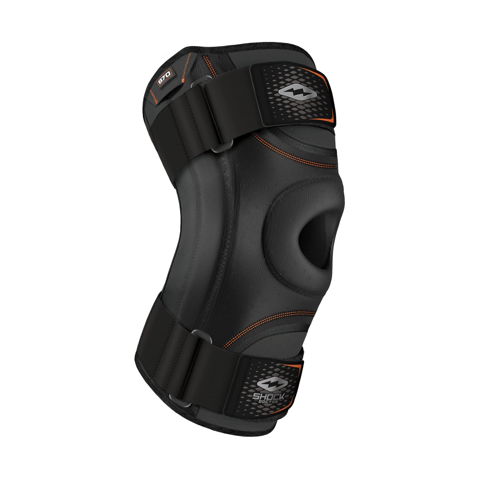 Shock Doctor Knee Brace, Compression Brace for Men & XLarge, BLACK