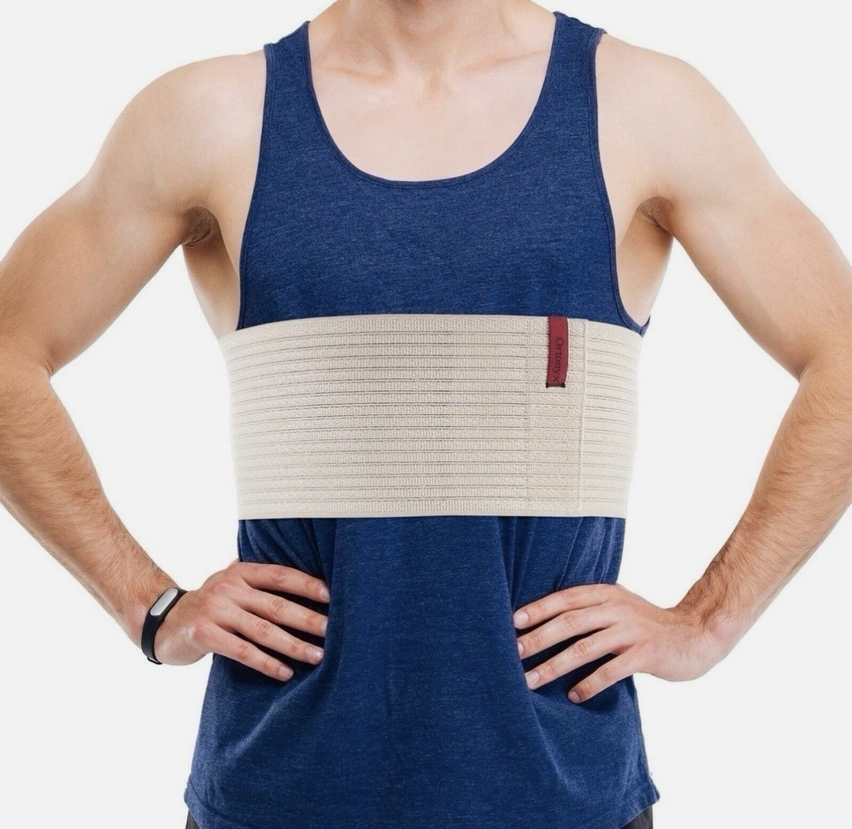 Ortonyx Size L-XXL 6.25″ Rib Brace Elastic Chest Wrap Compression Support Belt