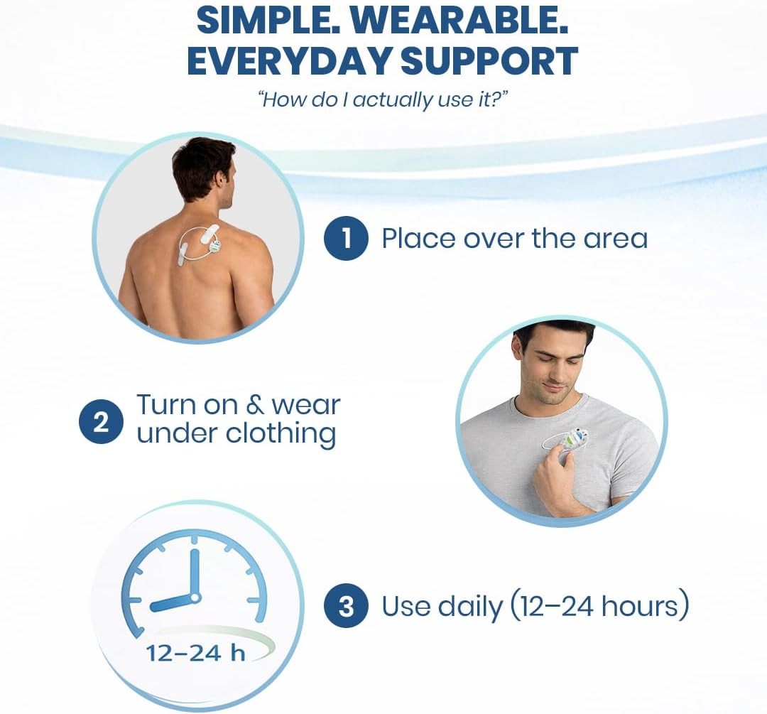 Wearable Knee Therapy Patch for Muscle Joint Support