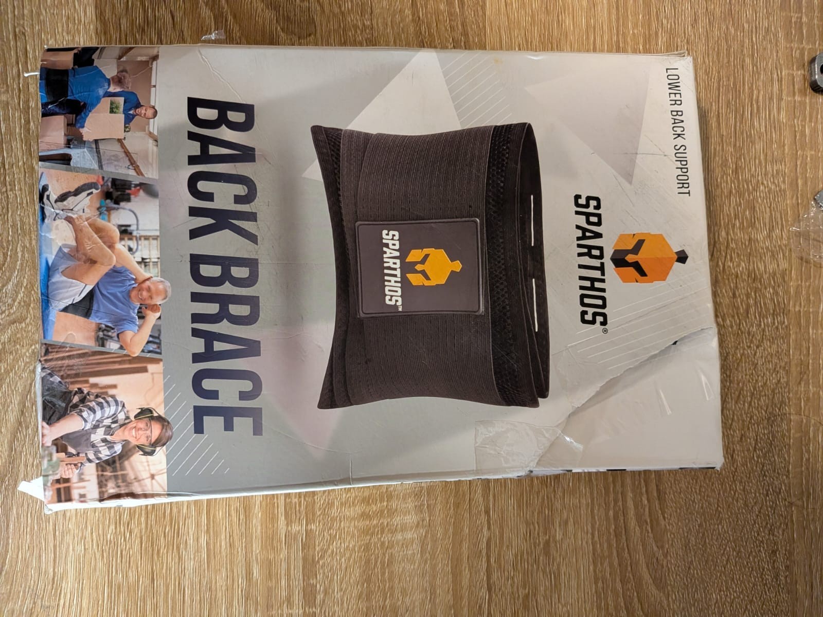 Sparthos Back Brace for Lower Back Pain – Immediate Relief from Sciatica, Hernia