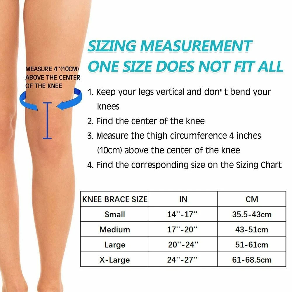 Knee Brace Side Stabilizers for Meniscus Tear Knee Pain,Adjustable Straps
