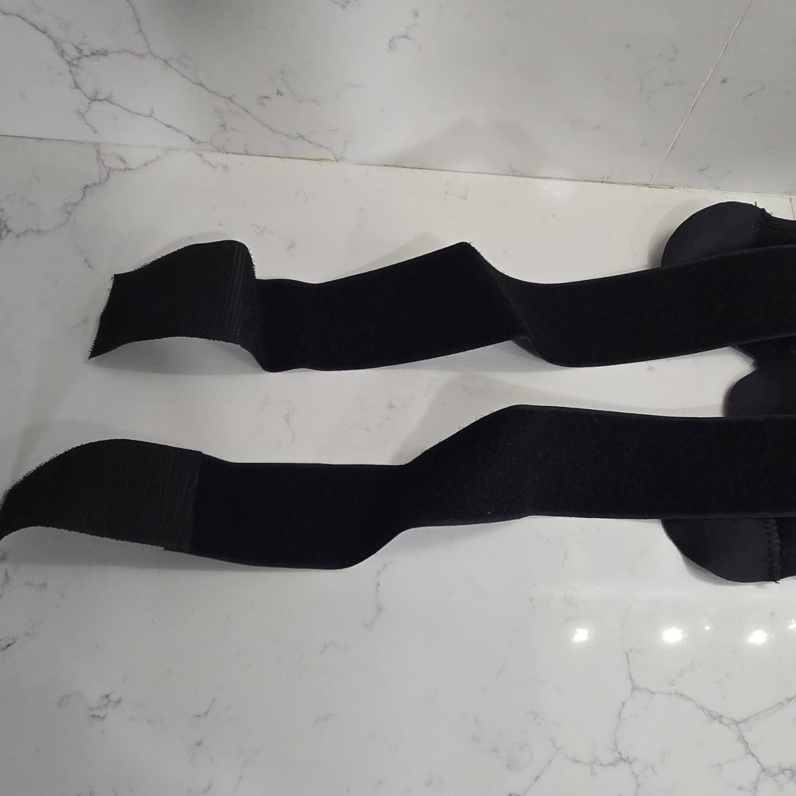 Adjustable Knee Brace Stabilization Support w/ Straps Blue/Black One Size