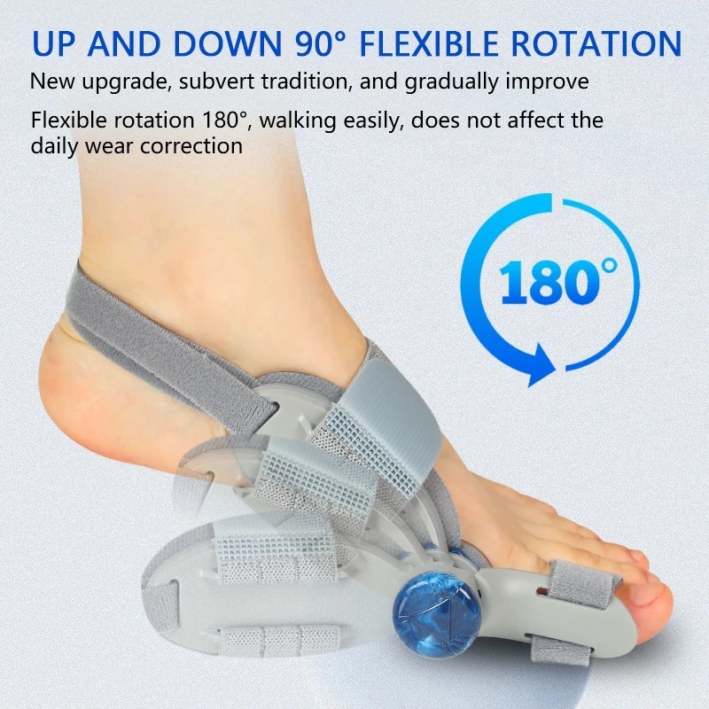 Adjustable Bunion Corrector Toe Separator Splint Straightener Unisex Foot Suppor