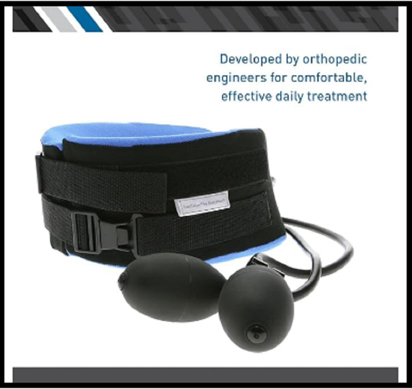 TracCollar – by Body Sport – Inflatable Neck Traction Device – Cervical Collar