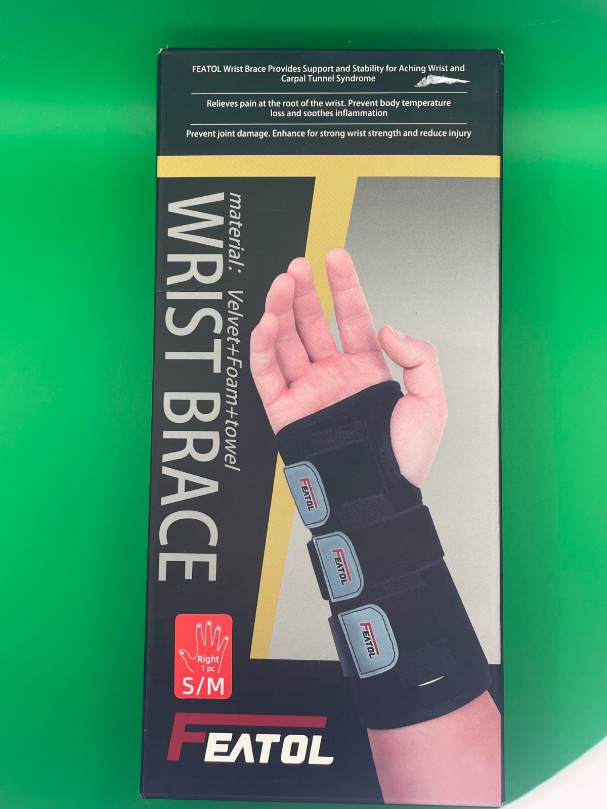 Featol S/M Right Hand Wrist Brace