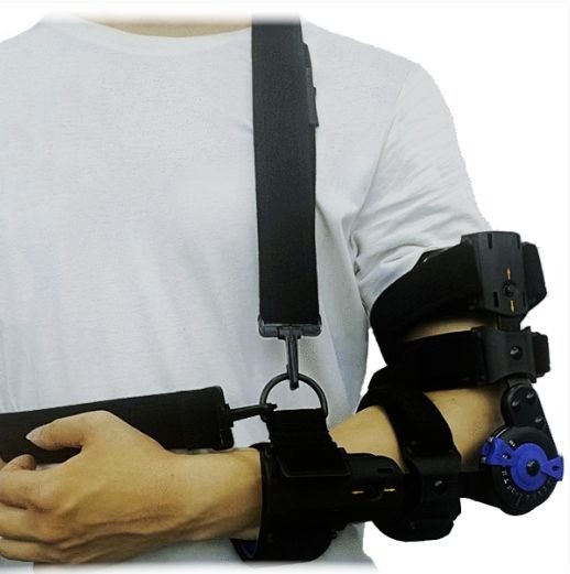 Advanced Ortho Hinge R.O.M. Post-Op Elbow Brace One Size Fits Most – Right Elbow