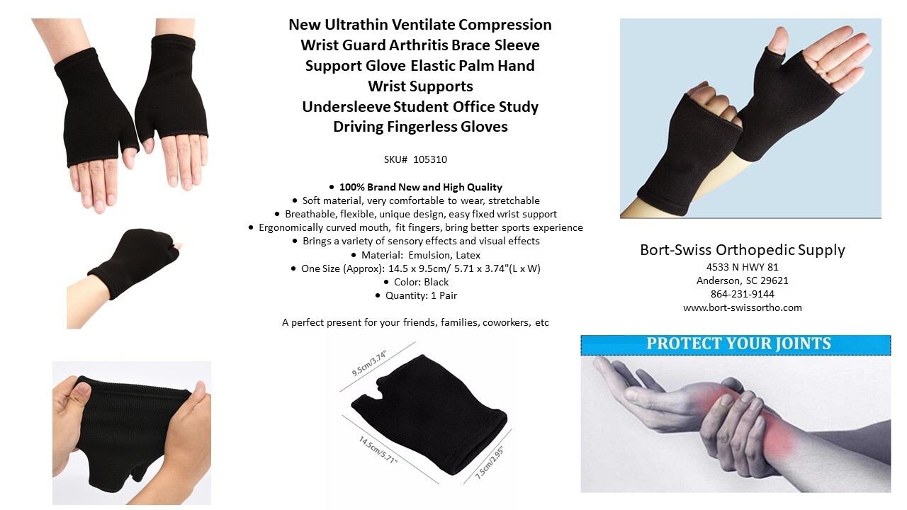 UNDERSLEEVE for CMC WRIST Brace- Pair , Soft, Lightweight, Comfortable, Elastic