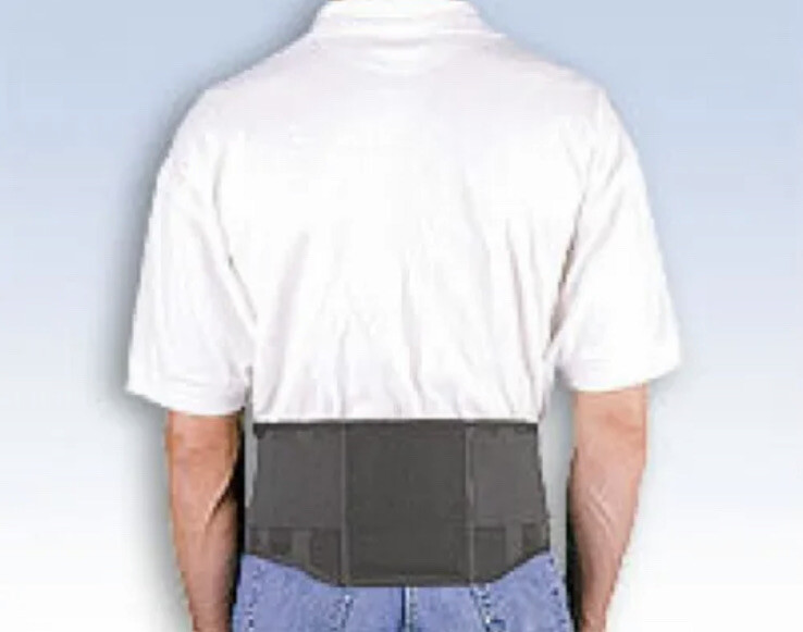 Occupational Safety Working Lumbar Belt Safe-T-Belt Quality Back Support Sz S