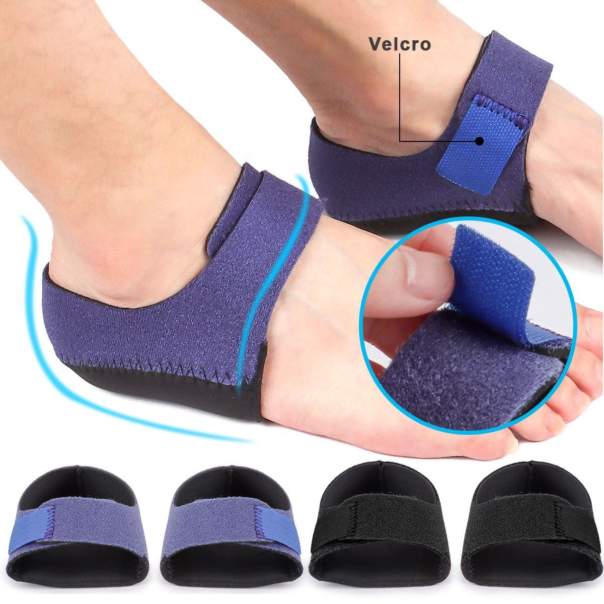 2x Plantar Fasciitis Arch Wrap Support Foot Pain Relief Heel Therapy Socks Brace