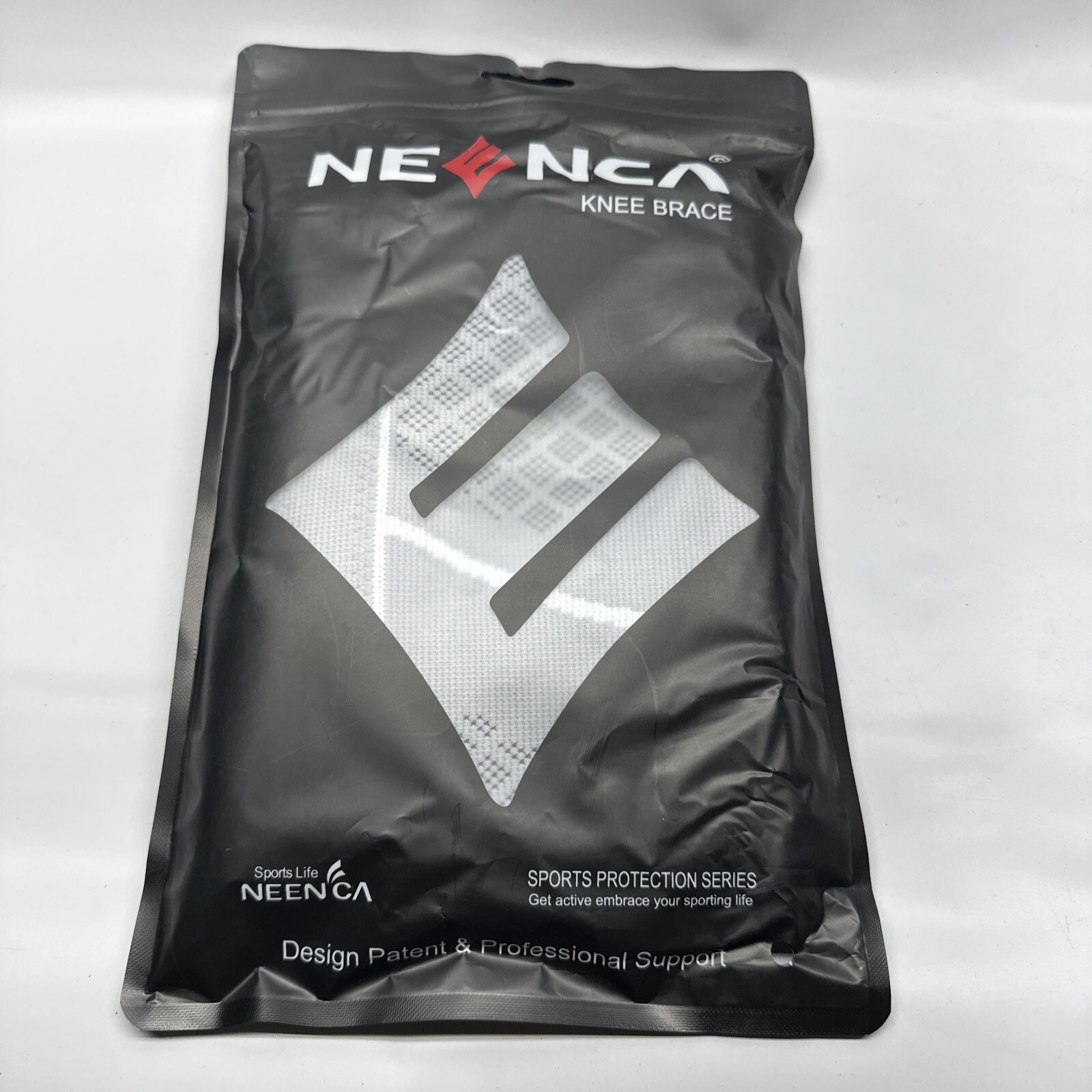 NEENCA Professional Knee Brace Compression Sleeve Gray Size L New