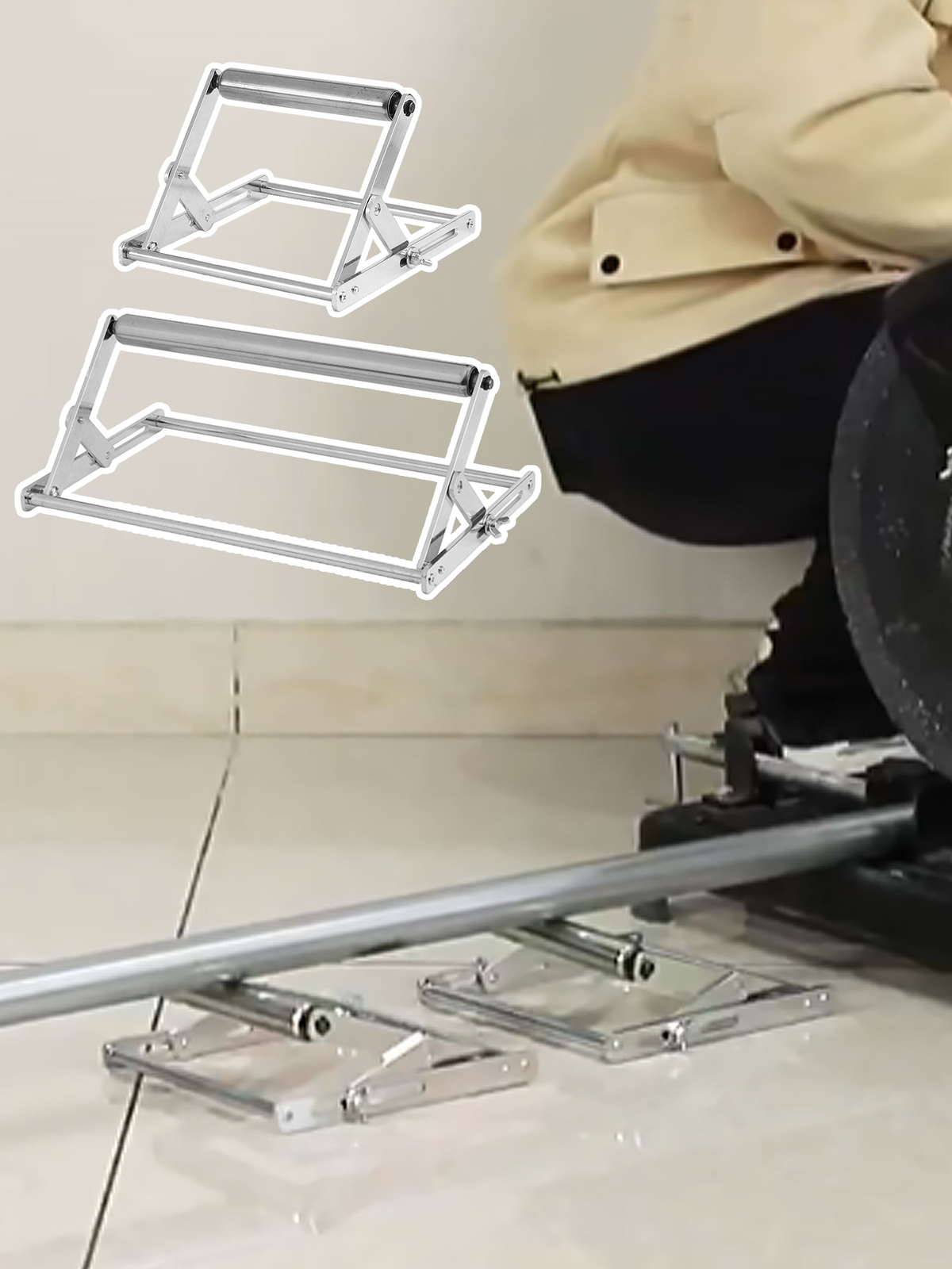Durable Folding Support Bracket for Adjustable For CuttingMachine Height 2025 ET