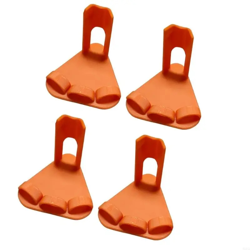 Pack of 4 Chicken Leg Splints with Adjustable Straps for Correcting Foot Deformi