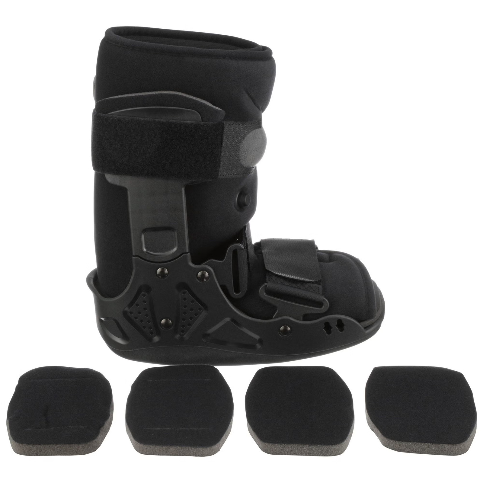 McKesson Black Air Walker Boot Small Hook and Loop for Either Foot 155-79-95523