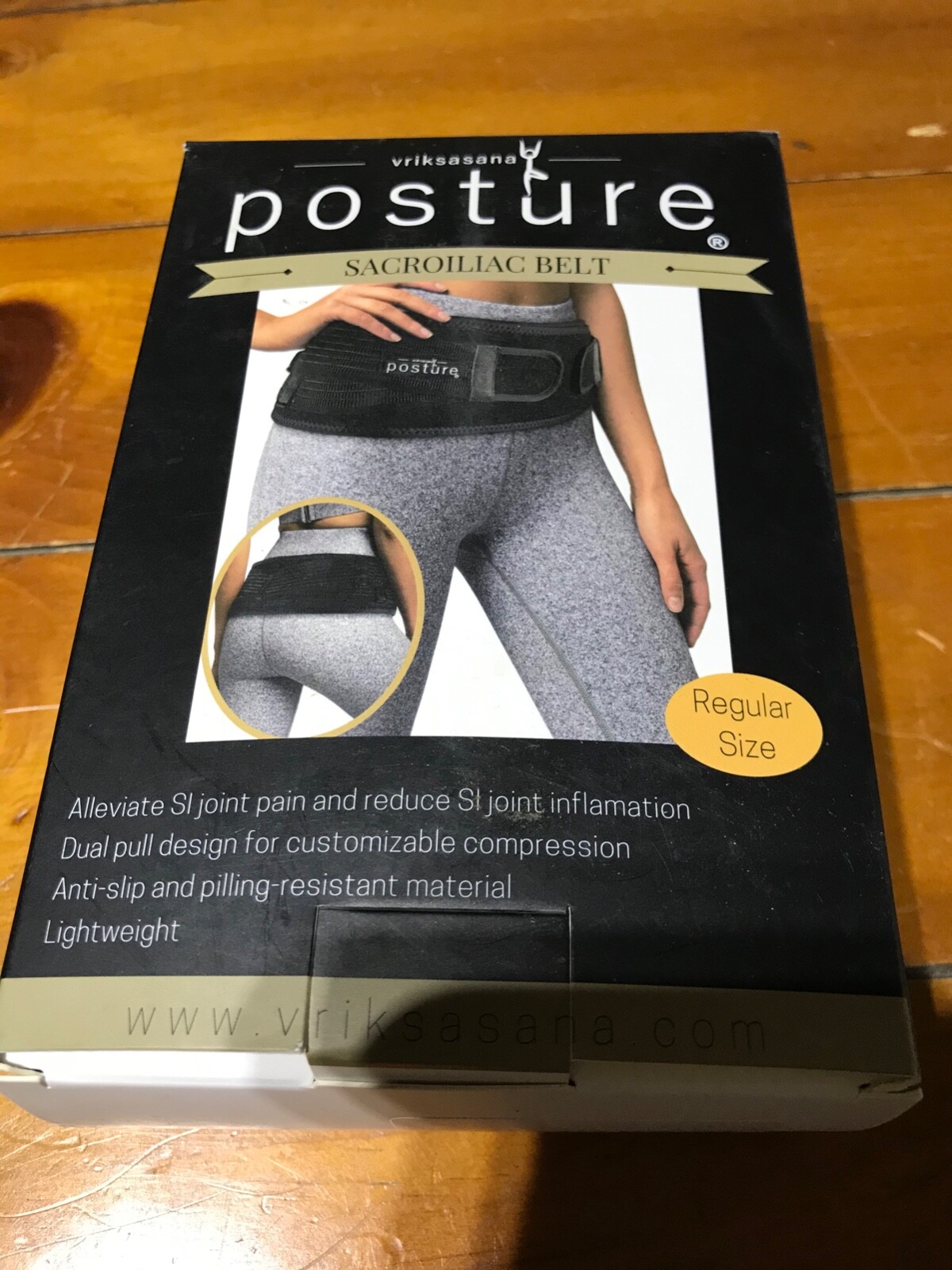 Vriksasana Sacroiliac Hip Belt for Women and Men That Alleviates Sciatic, Pelvic