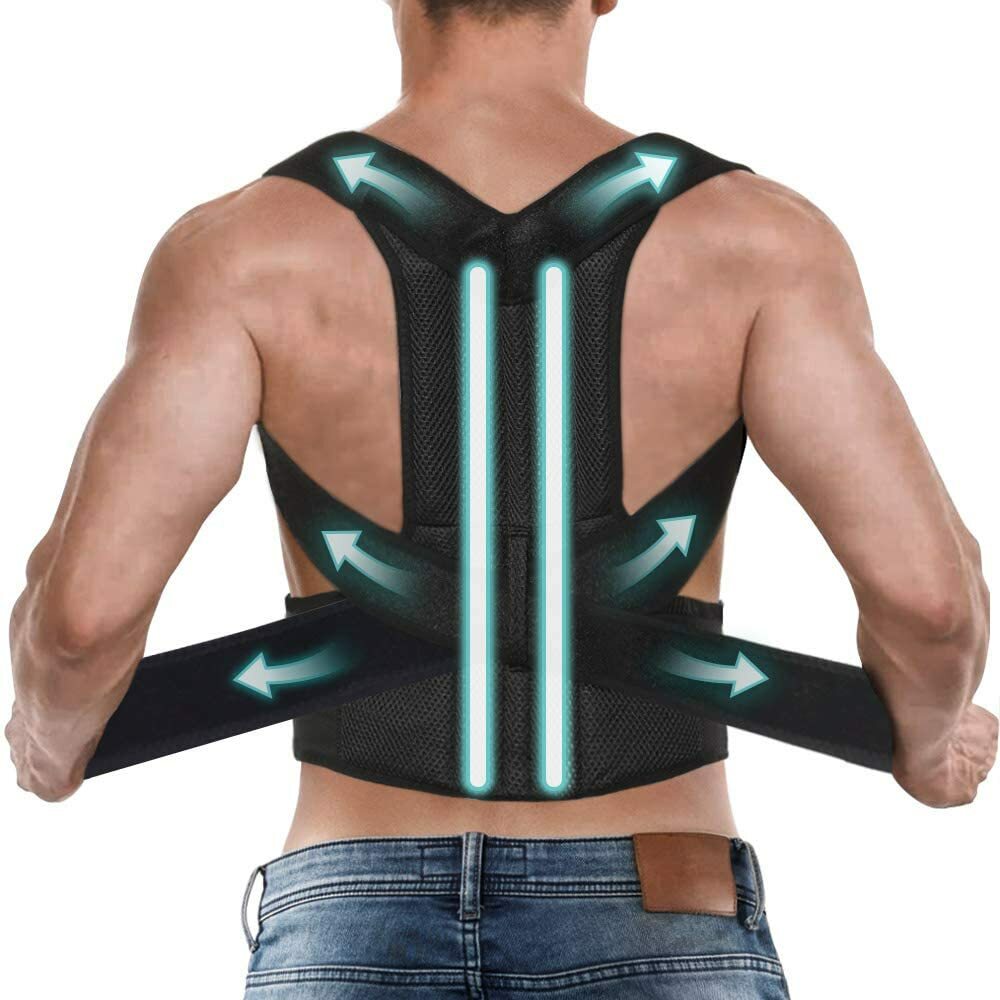Hunchback Kyphosis Posture Back Brace Corrector Round Shoulder Orthopedic Belt