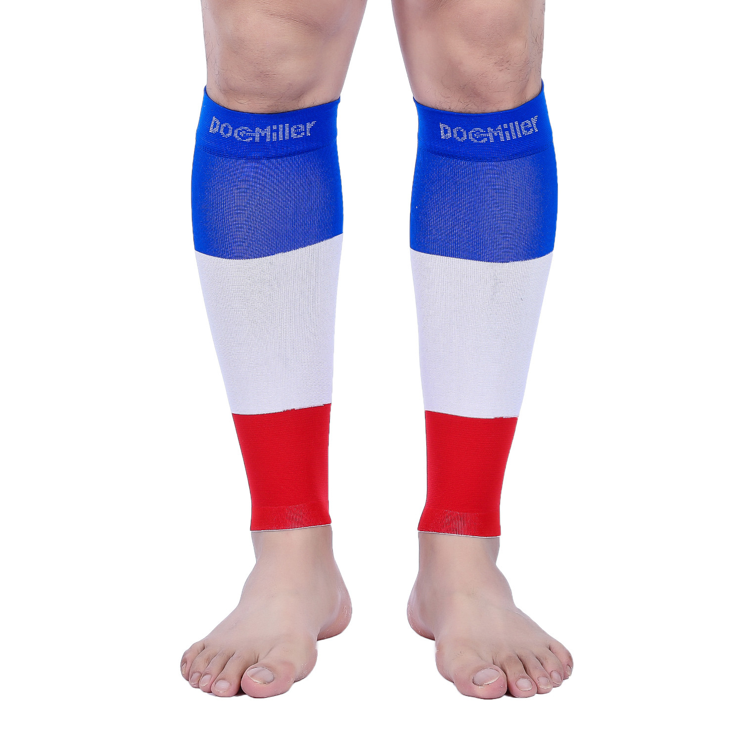 Doc Miller Compression Calf Sleeve Running Leg Support Brace 15-20 mmHg Splint
