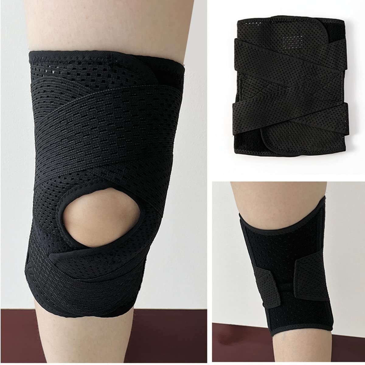 Power Knee Brace Joint Support, Power Knee Stabilizer Pads for weak Legs