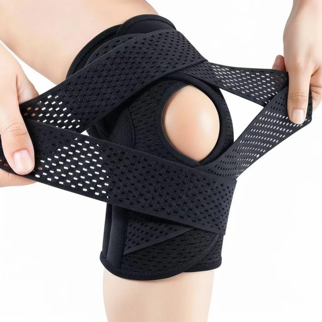 Bareform Knee Brace for Meniscus Support – Adjustable, Patella Stabilizer, Pain
