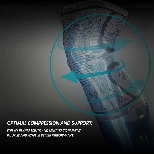 2x Knee Support NHS Brace Compression Sleeve For Arthritis Gym Pain Relief US