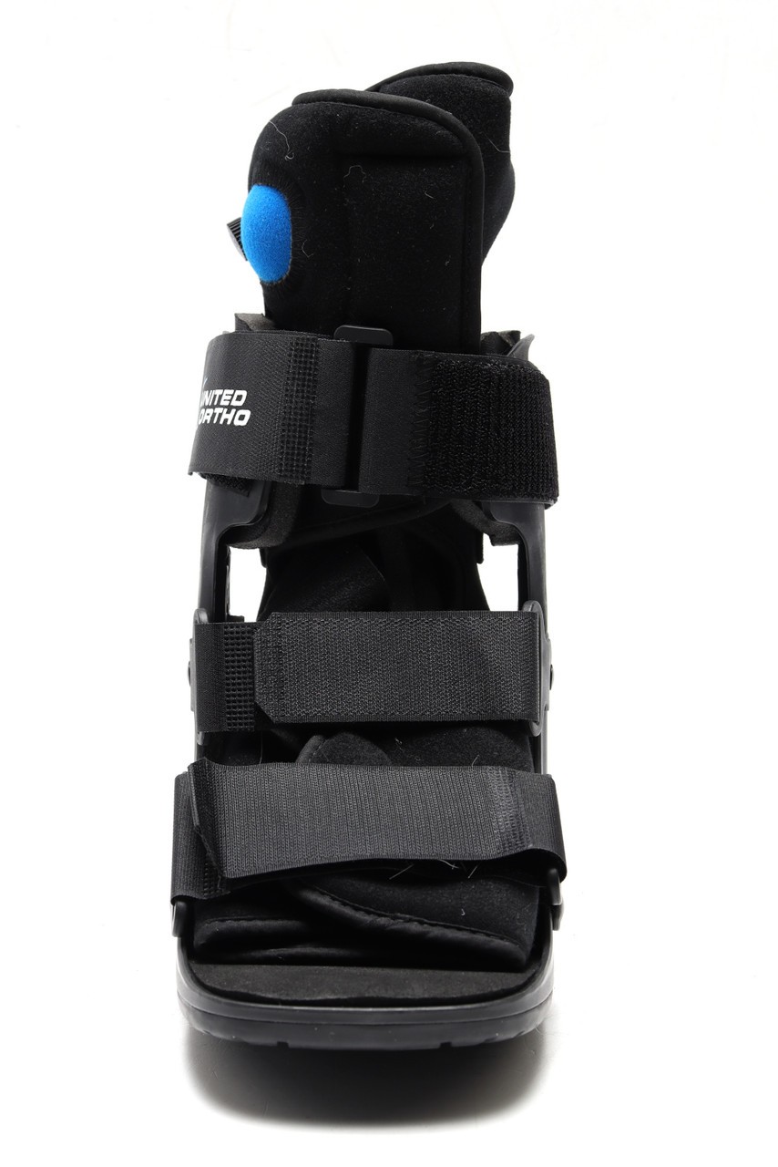 United Ortho Short Air Cam Walker Fracture Boot, Small, Black