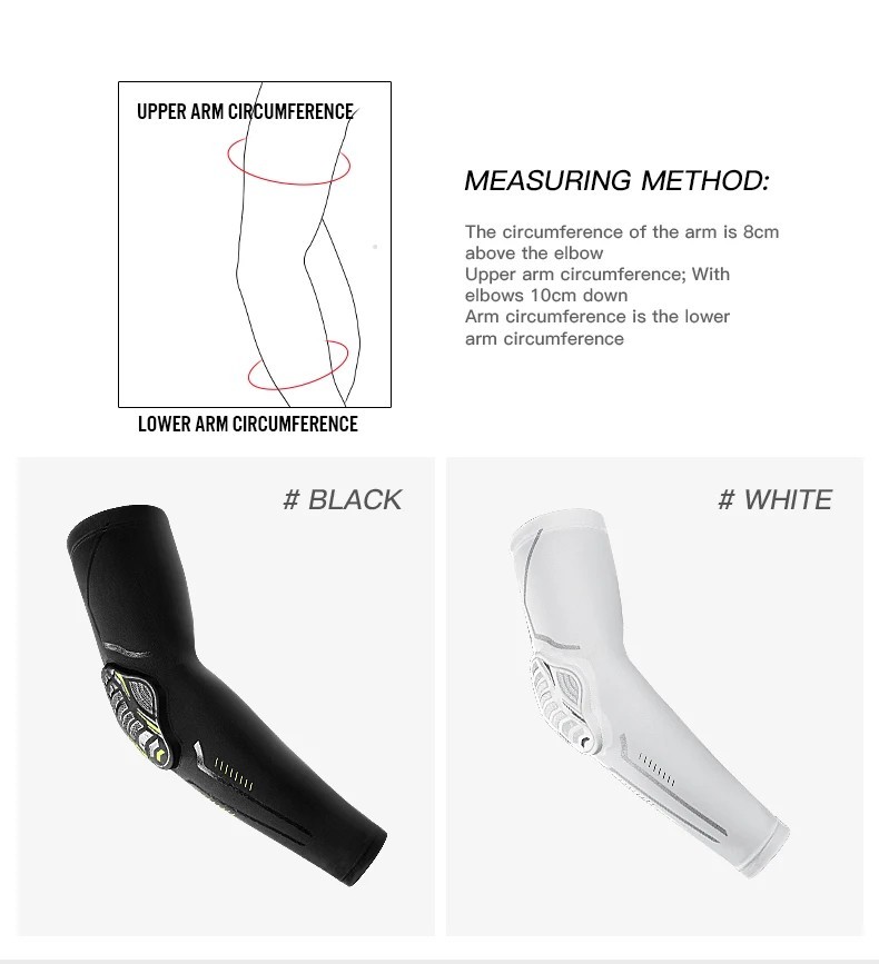 1PC Honeycomb Elbow Brace Compression Sleeve Arm Support for Basketball Sports