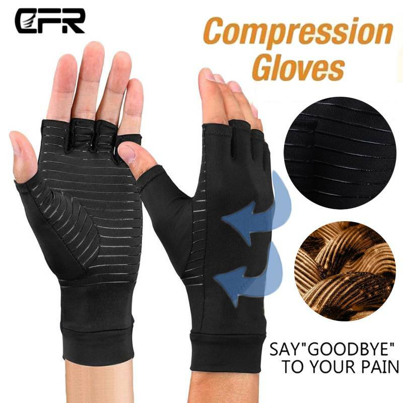 Compression Arthritis Gloves Copper Medical Support Fit Carpal Tunnel Relief US