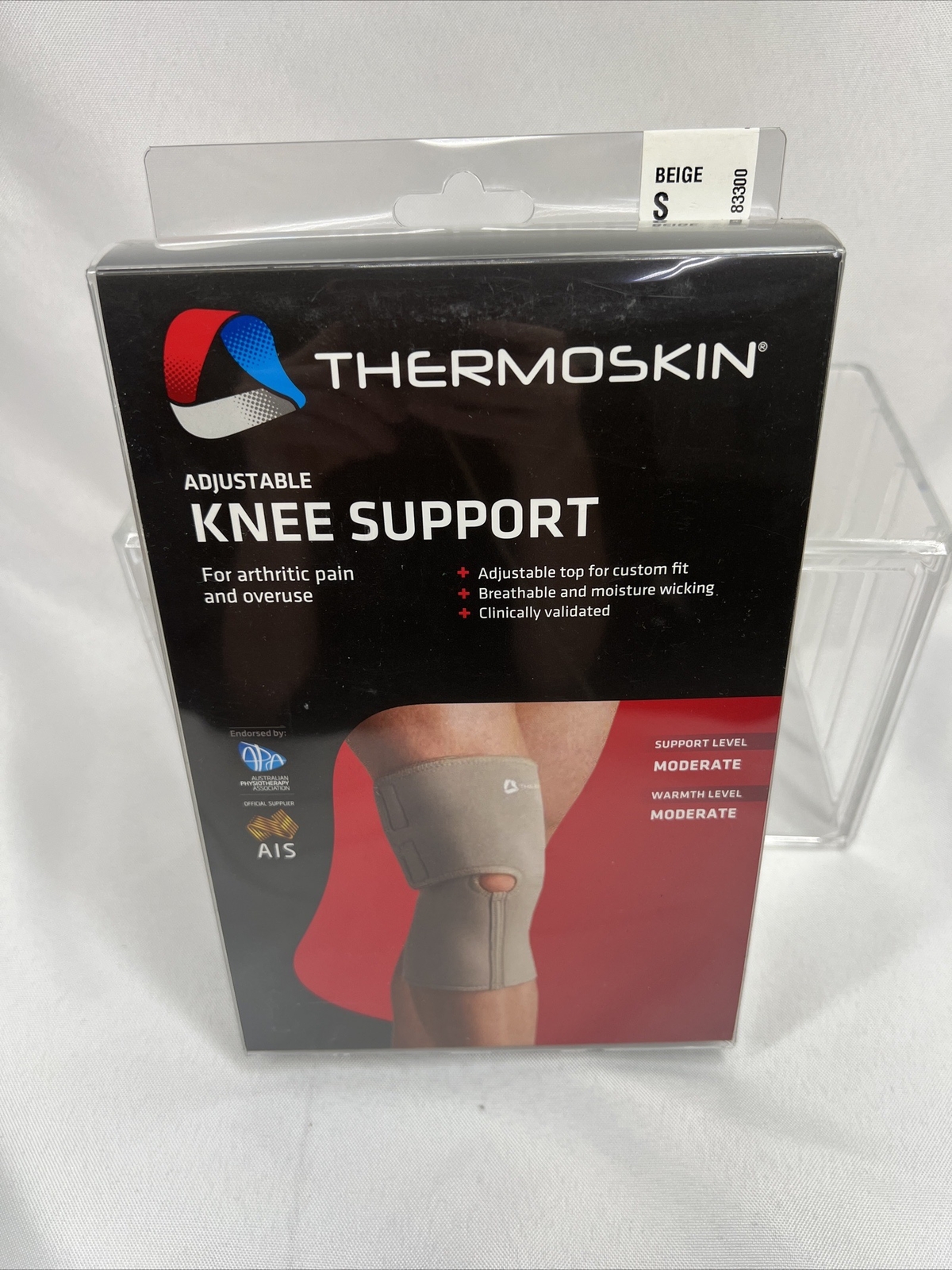 Thermoskin Adjustable Knee Support Knee Wrap Arthritis Overuse Small 12-13in