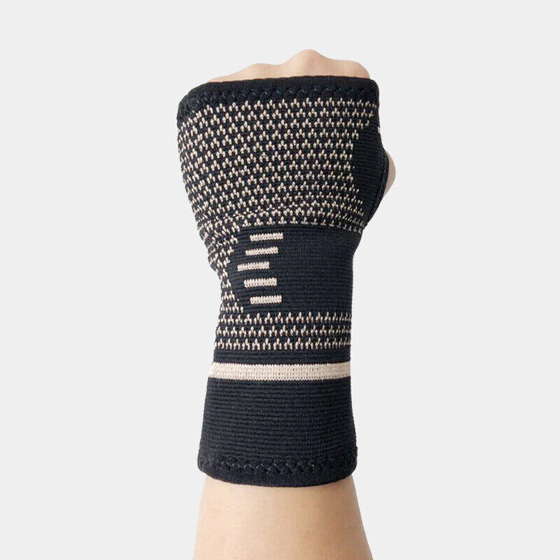 Copper Compression Wrist Support Arthritis Glove Joint Pain Relief Carpal Tunnel