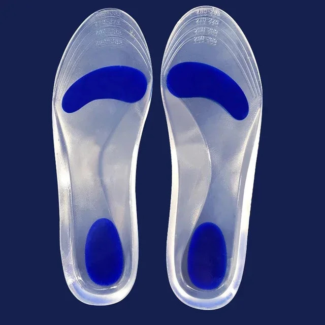 Silicone Gel Medical Insoles for Shoes Men Women Flat Foot Arch Support Orthoped