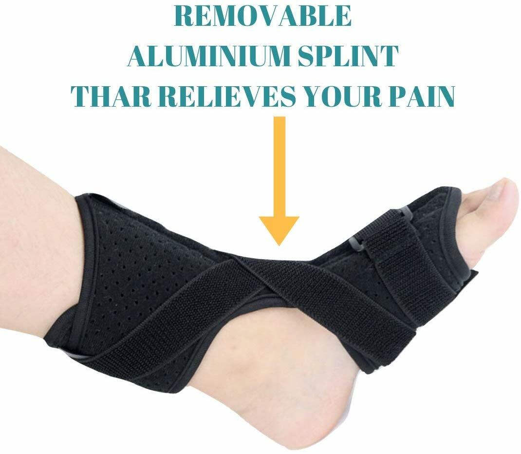 Plantar Fasciitis Night Splint Therapy Posterior Foot Drop Instep Injury Orthoti