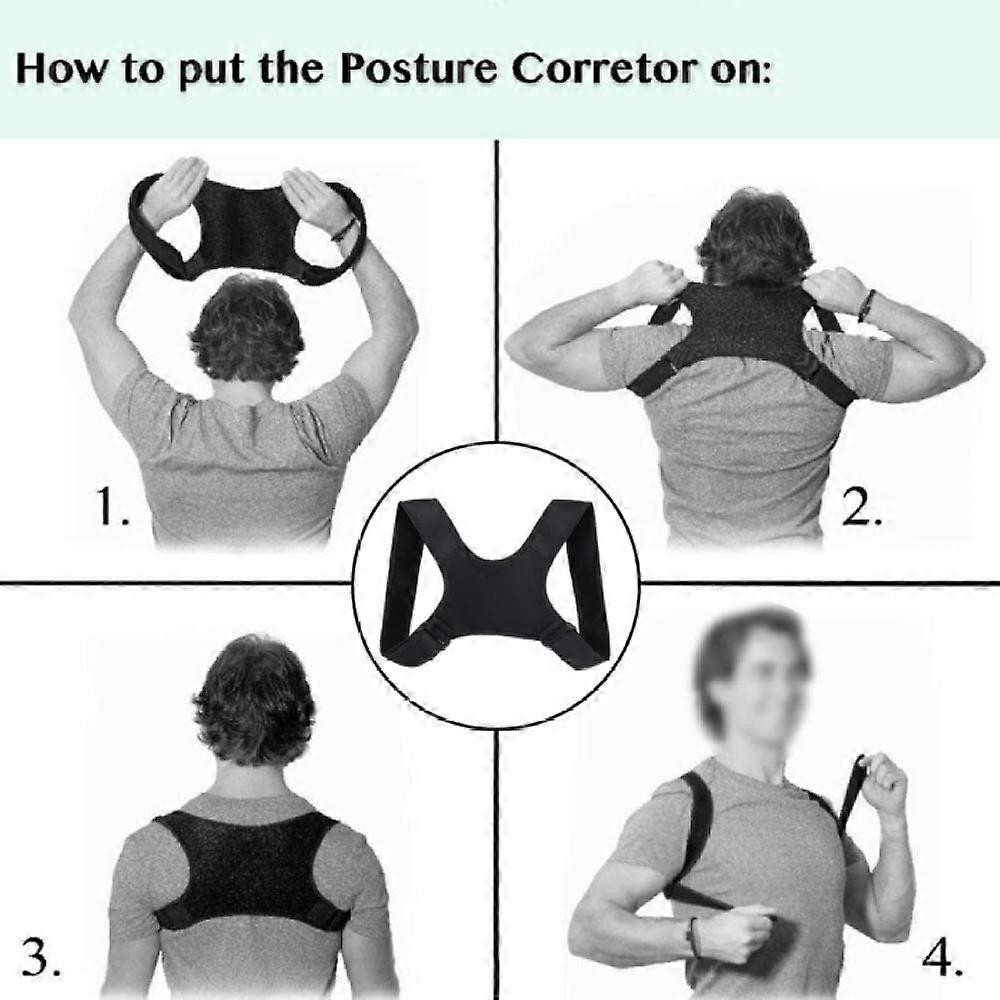 Back Posture Corrector Shoulder Straight Support Brace Belt Therapy Men Women
