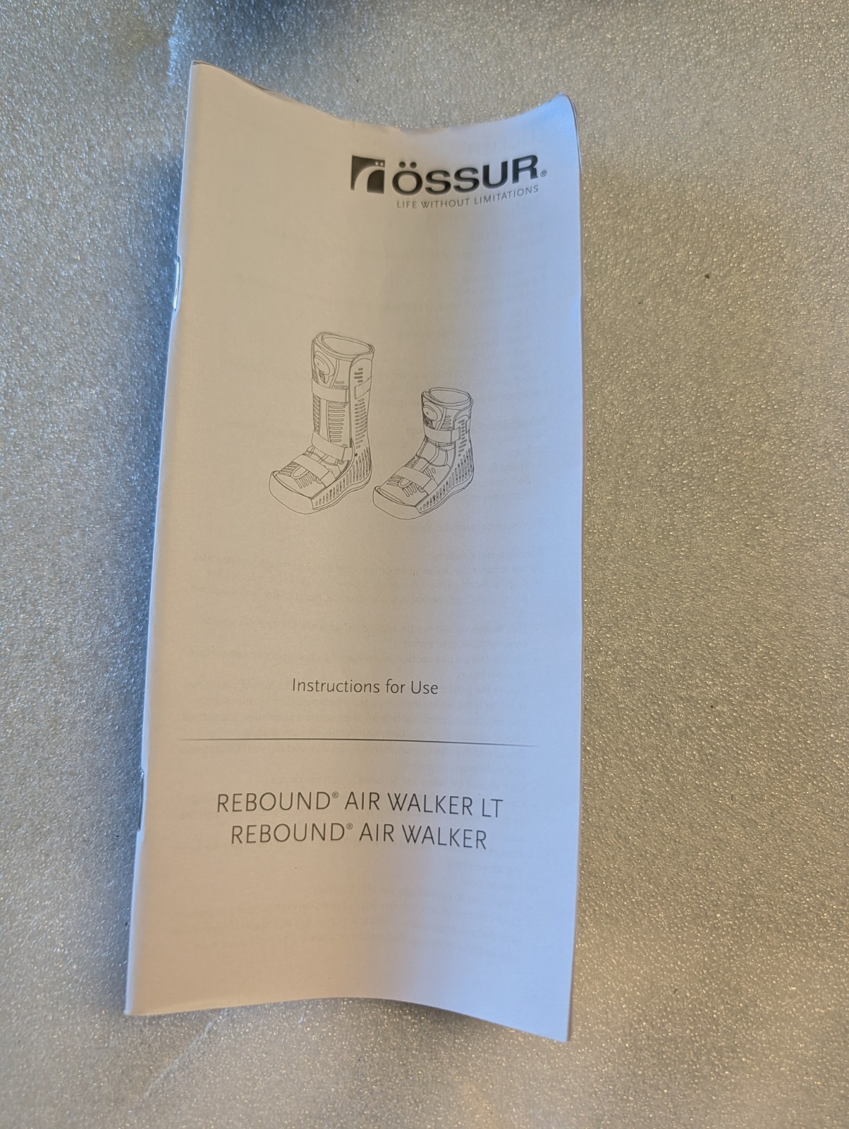 Ossur Rebound Air Walker LT Short Boot