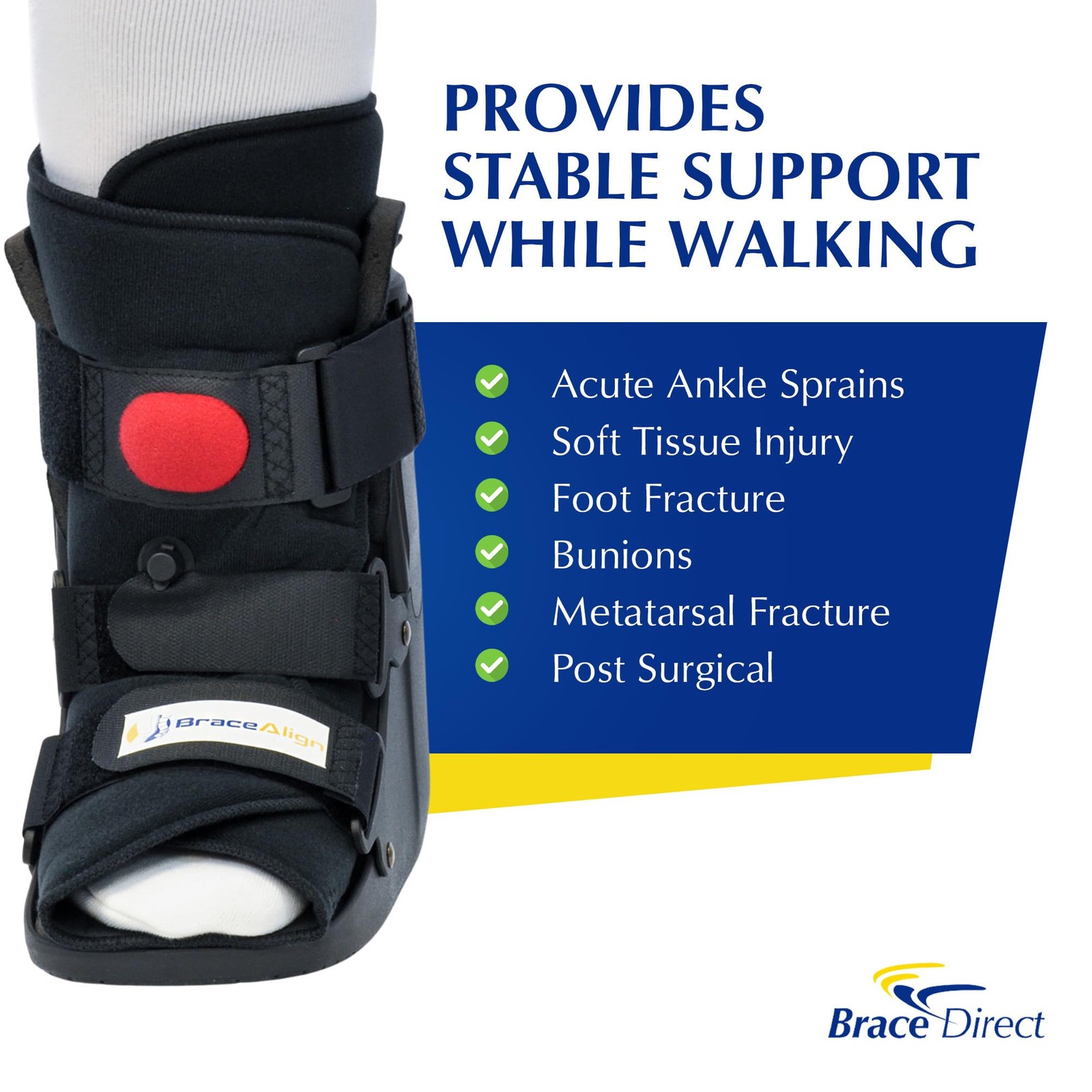 Air CAM Walker Fracture Boot Short – PDAC L4360/L4361 Walking Boot for Sprain…
