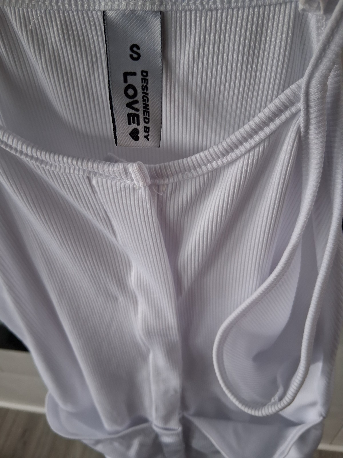 White Handmade Size Small Undershirt W Pockets For Insulin Pump
