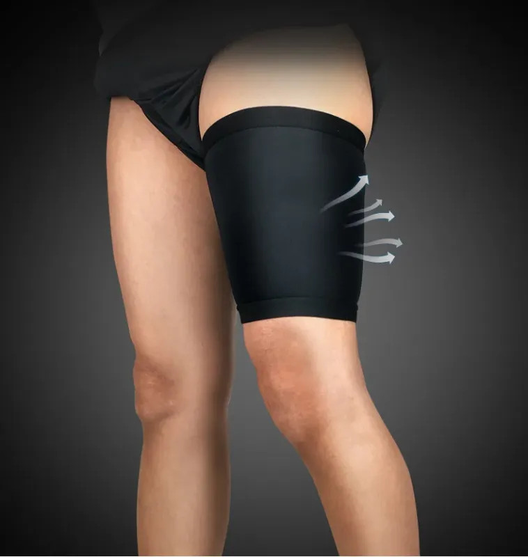 1PC Compression Thigh Sleeve for Men and Women, Breathable Elastic Stretch Suppo