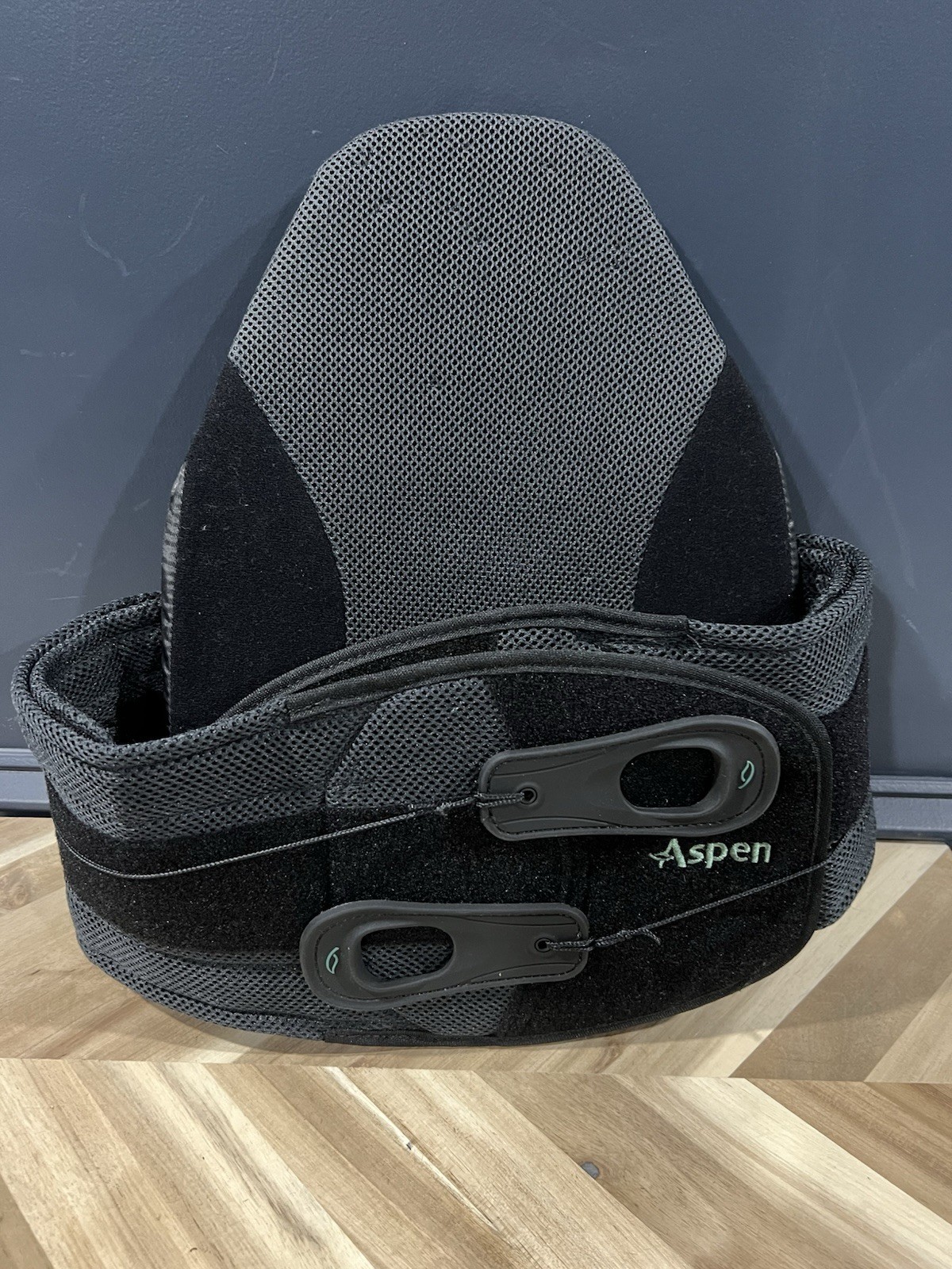 Aspen 637 LSO Back Brace Black One Size Fits Most Adjustable Lumbar