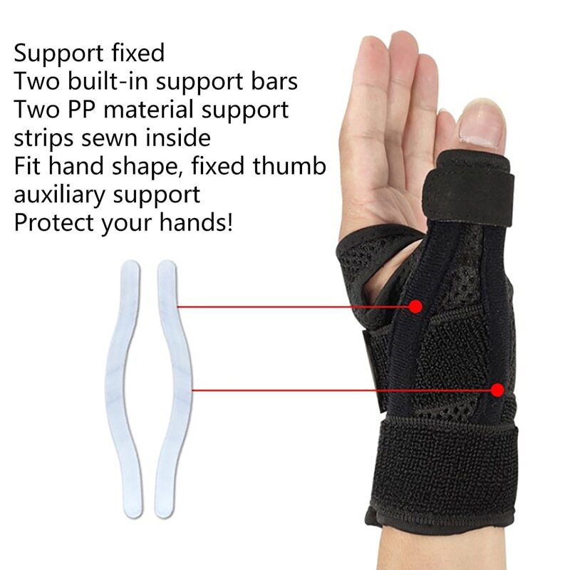 Thumb Wrist Splint Support Brace Carpal Tunnel Sprain Arthritis Left Right Hand